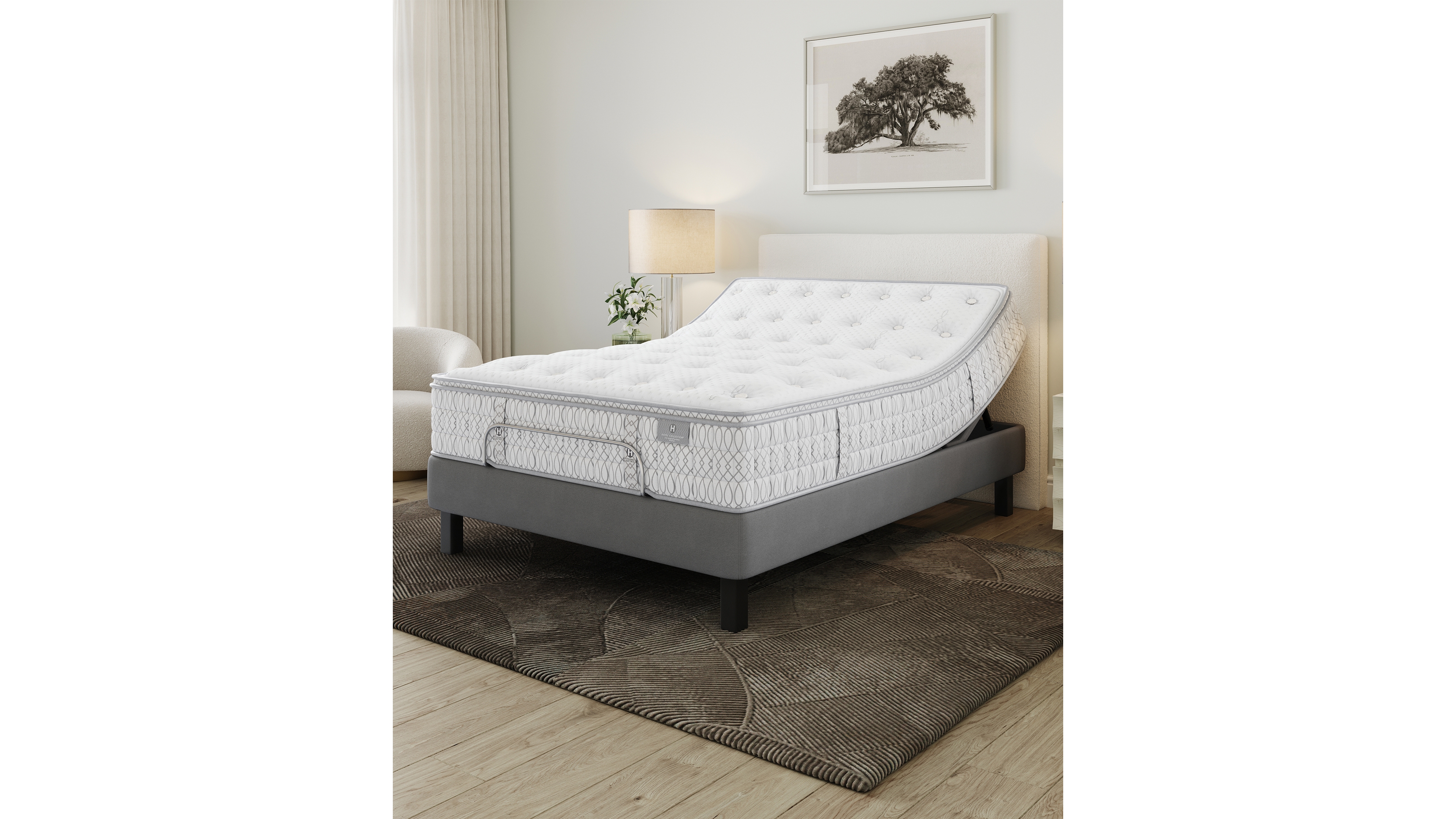 Hotel Collection by Aireloom Handmade 14.5" Luxury Firm Luxe Top Mattress Set, Queen