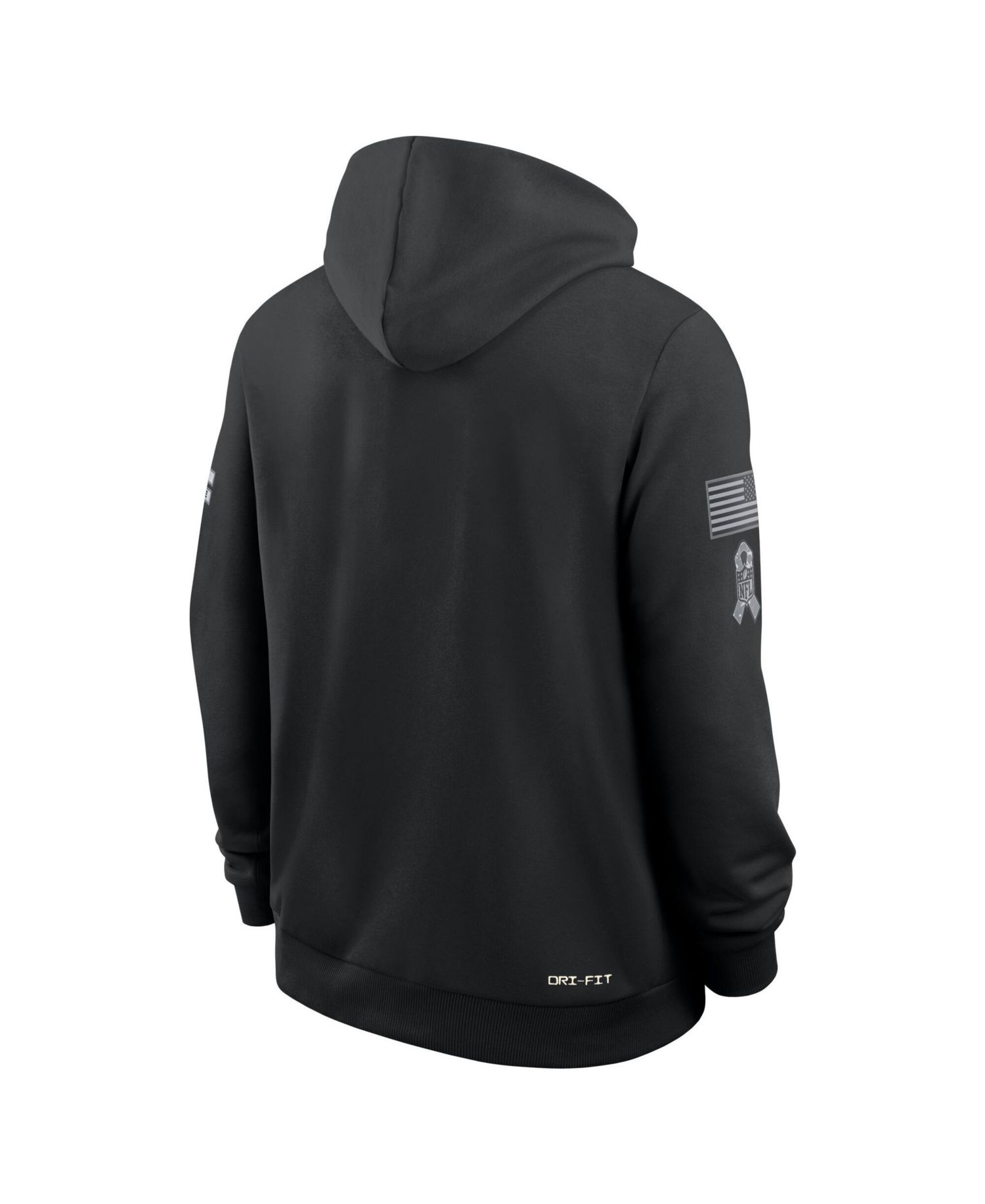 Men's Black Arizona Cardinals 2026 Salute to Service Sideline Pullover Hoodie