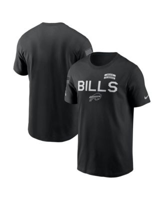 Men's Black Buffalo Bills 2026 Salute to Service Sideline Dri-FIT T-Shirt