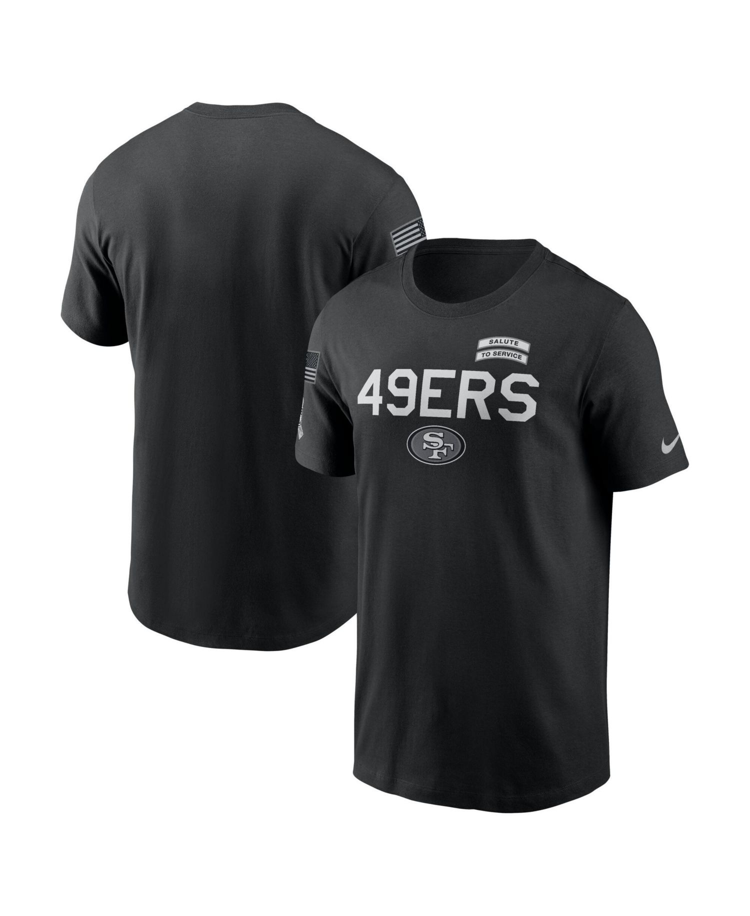 Men's Black San Francisco 49ers 2026 Salute to Service Sideline Dri-FIT T-Shirt