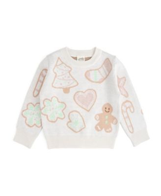 Baby Girls' Christmas Cookies Knit Sweater
