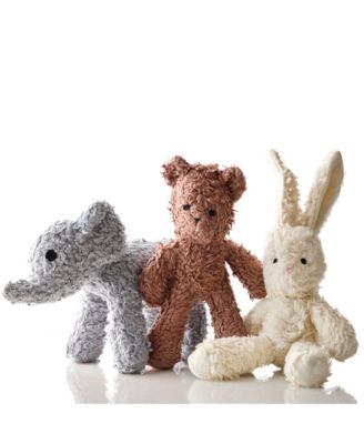 Three's Company Plush Animal Dog Toys, 3 Pack