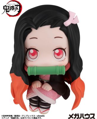 Demon Slayer Nezuko Kamado Lookup Movable-Neck 4.9" Collectible Figure, 14 Years & Up