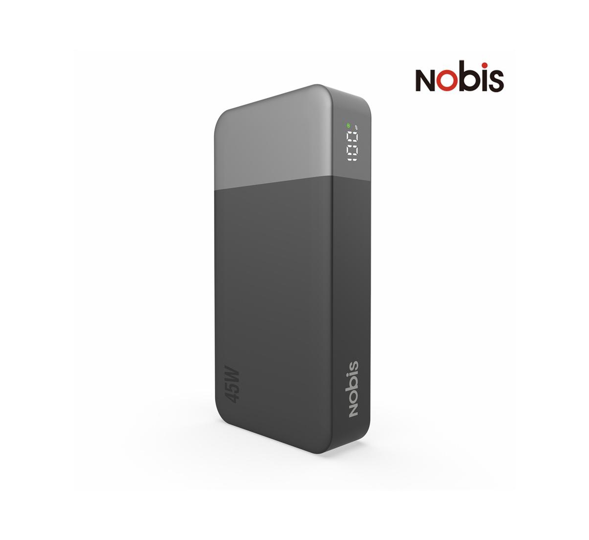 Lisen 20000mAh Portable Power Bank 45W Pd Fast Charging Usb-c Charger for Phones Tablets and Laptops - Black