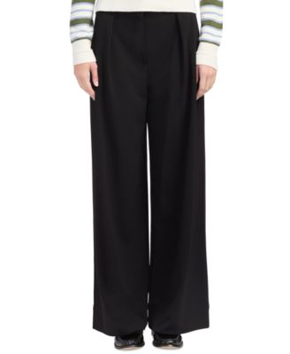 Women's Rowe High-Waisted Wide-Leg Trousers