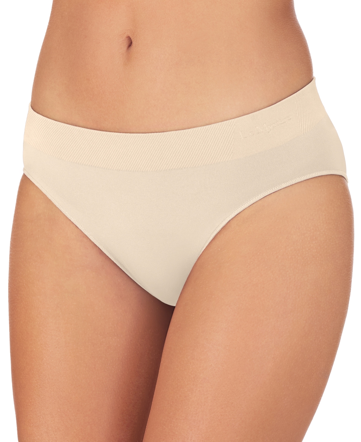 Le Mystere Women's Seamless Comfort Bikini Panty in Soft Shell | Size: Medium | HerRoom.com