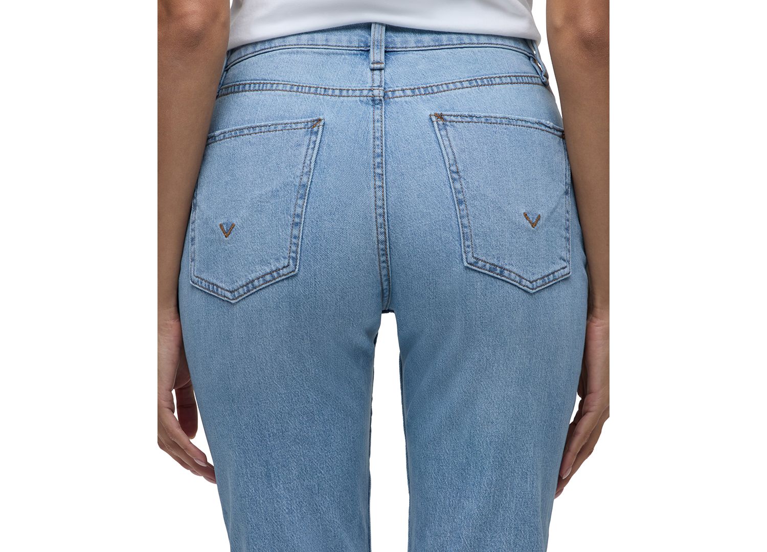 Women's Remi High-Rise Light-Wash Straight-Leg Jeans