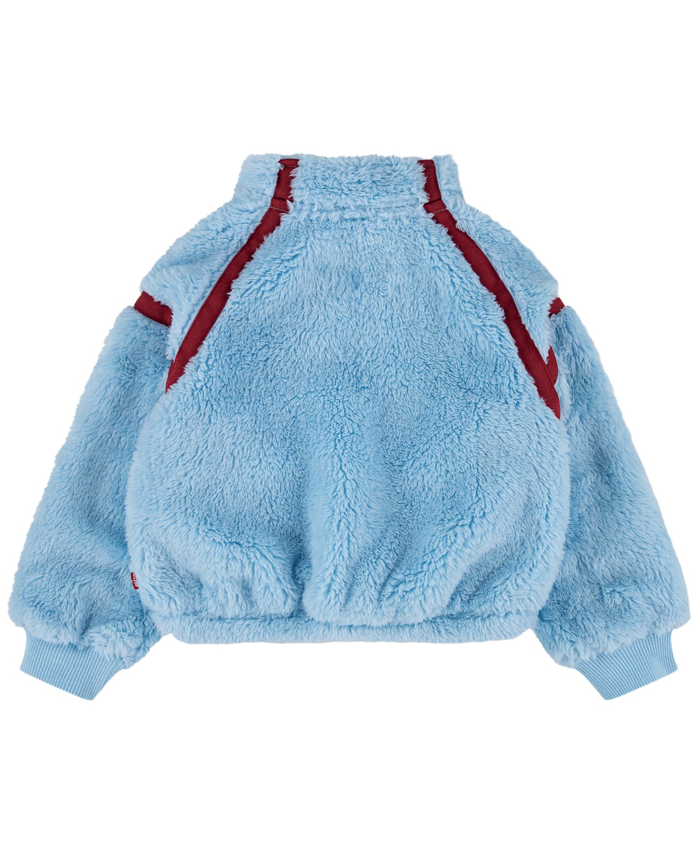 Свитер Levi's Sherpa Half-Zip для девочек, цвет: Angel Falls — фото 2