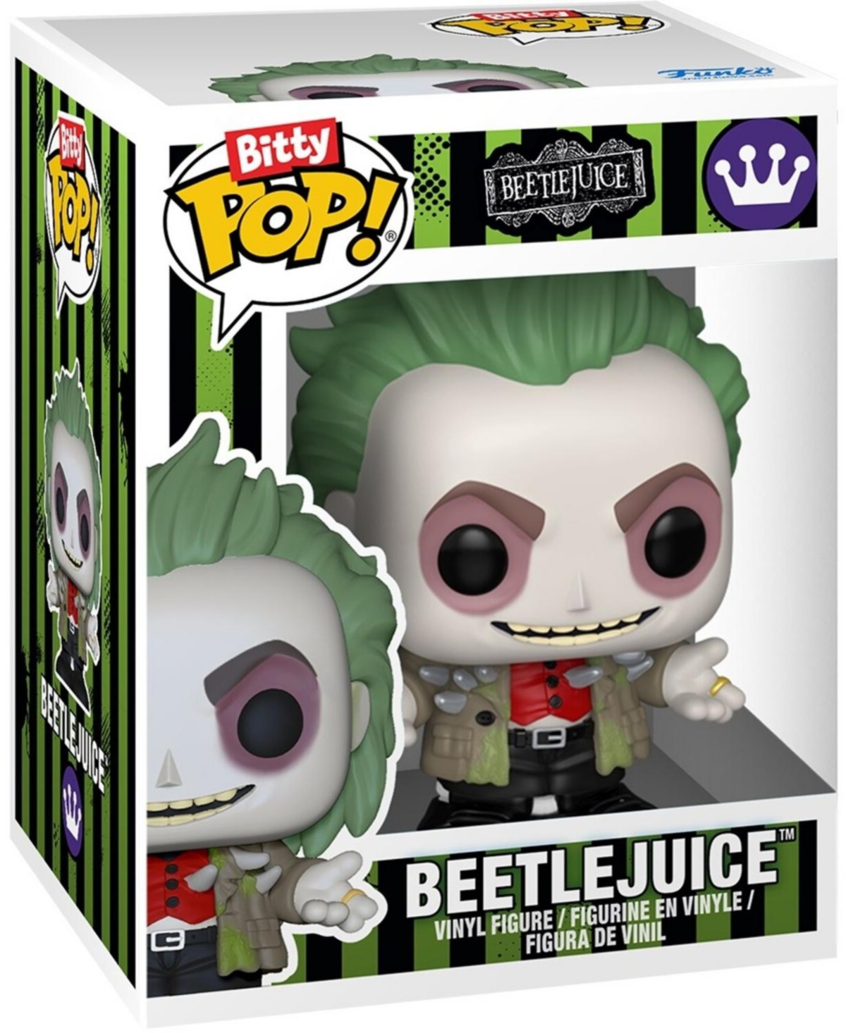 Funko Beetlejuice Bitty Pop! 2.6" 2-Piece Set Action Figure, Ages 3+ - Open Miscellaneous