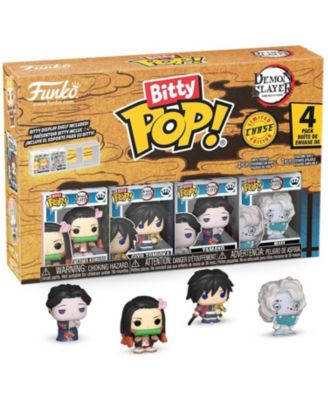 Bitty POP! Demon Slayer Nezuko Series 2 1.25" 4-Pack Vinyl Figure, Ages 3+