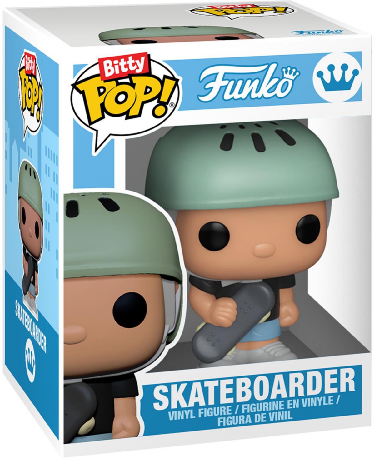 Funko Bitty Pop! Towns City Skateboarder and Skate Shop, 2-Piece Set, Ages 3+