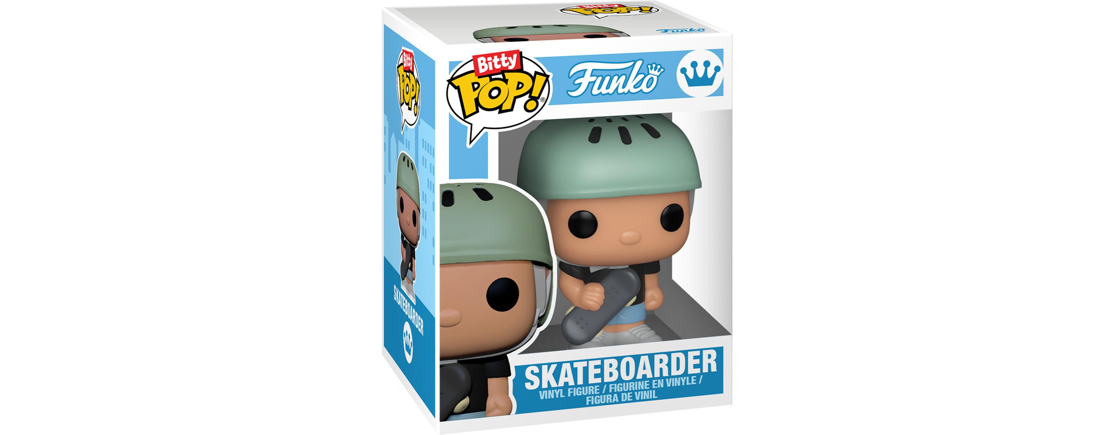 Funko Bitty Pop! Towns City Skateboarder and Skate Shop, 2-Piece Set, Ages 3+