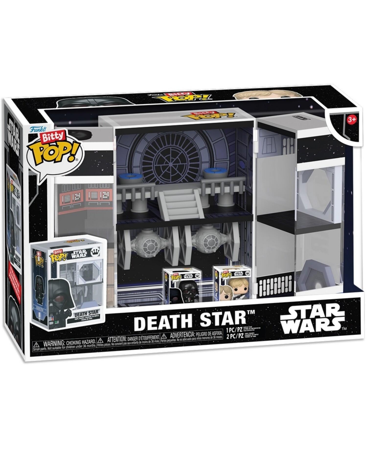 Funko Bitty Boxes Star Wars Death Star 3-Piece Playset, Ages 3+