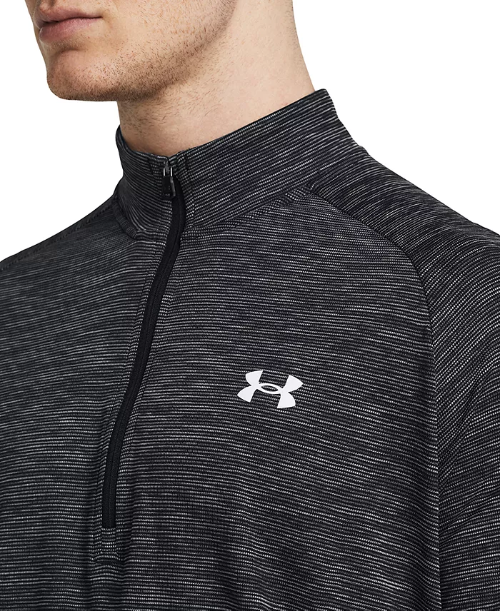 Men's UA Tech Space-Dyed Half-Zip Performance Sweatshirt - thumbnail 5