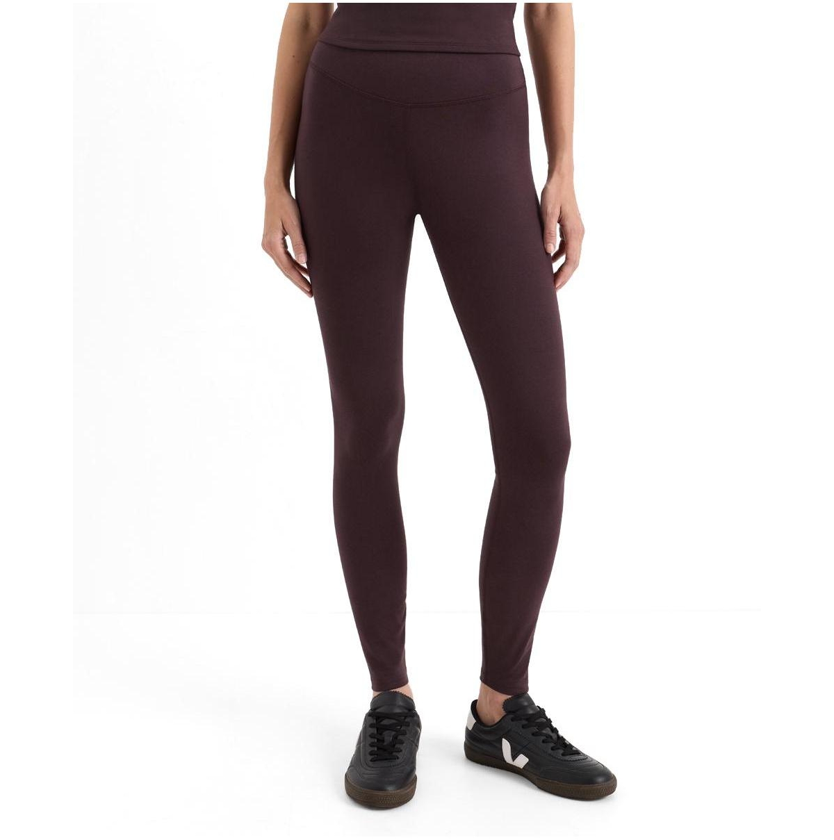 Pact Women's Cotton On the Go-To Legging - Plum