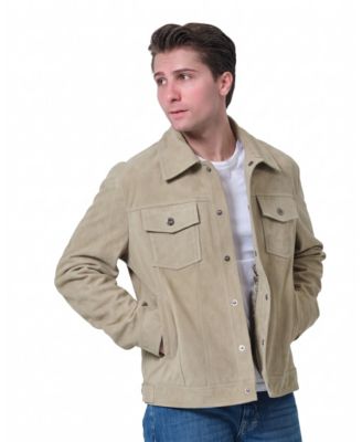 Men's Enzo Suede Shirt Jacket