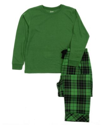 Toddler Boys' and Girls' 2T-5T Holiday Flannel-Plaid Top and Pants, 2-Piece Set