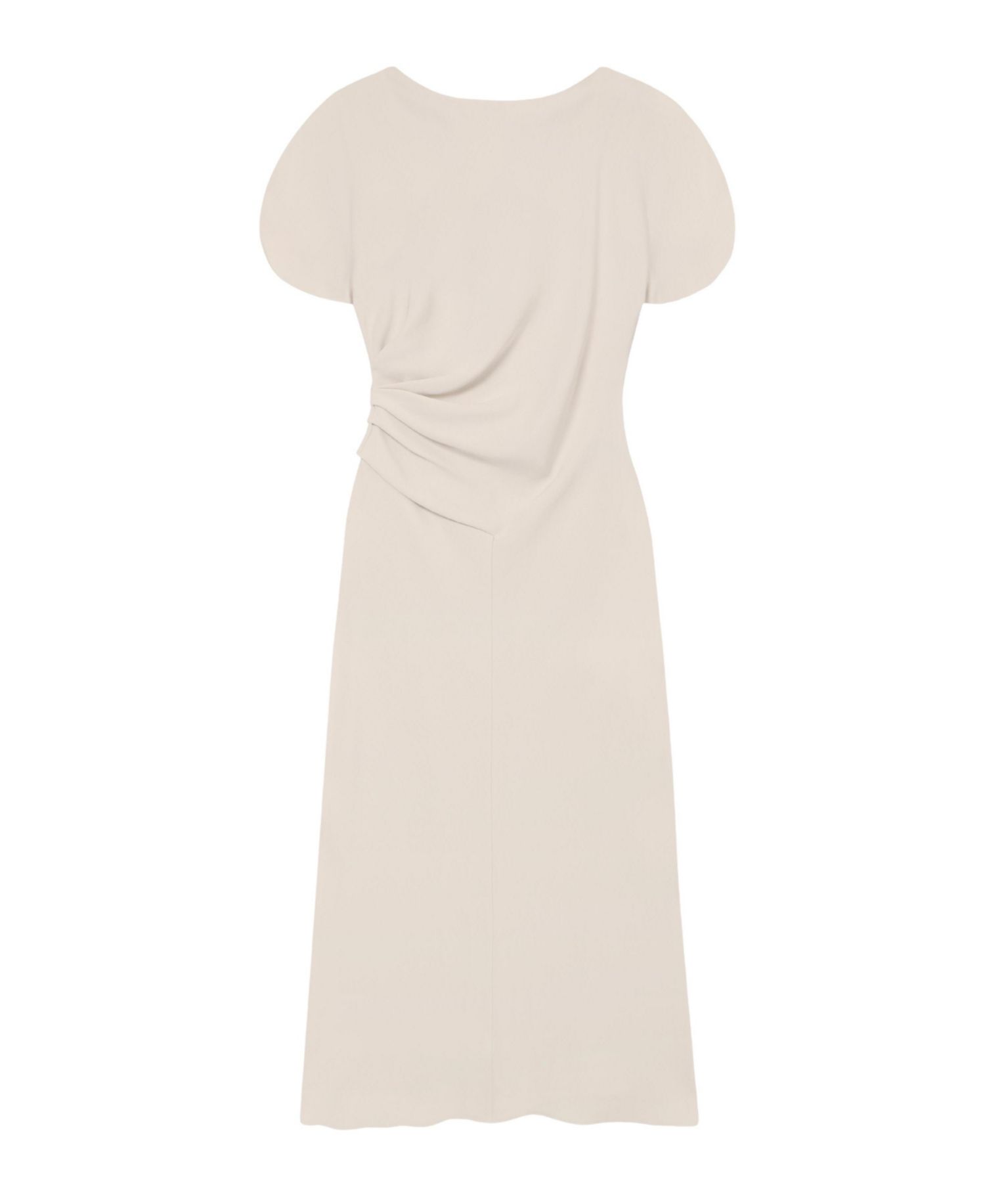 Women's Salerno Boat-Neck Short-Sleeve A-Line Midi Dress