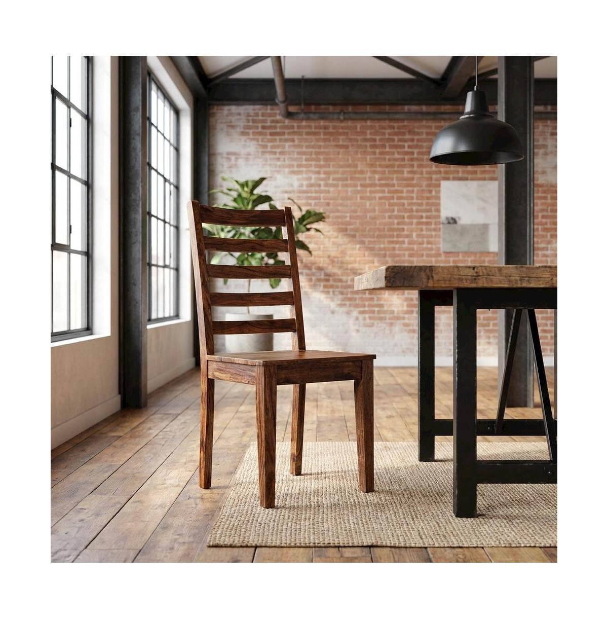 Starlight Canyon Home Solid Sheesham Wood Modern Farmhouse Dining Chair for Kitchen or Dining Room