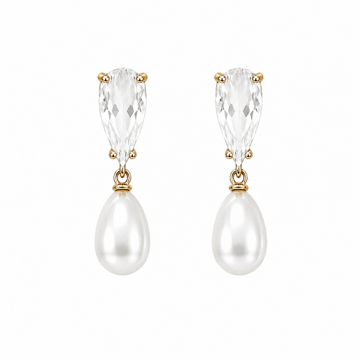 A.b. Ellie Dewdrop Pearl Earrings
