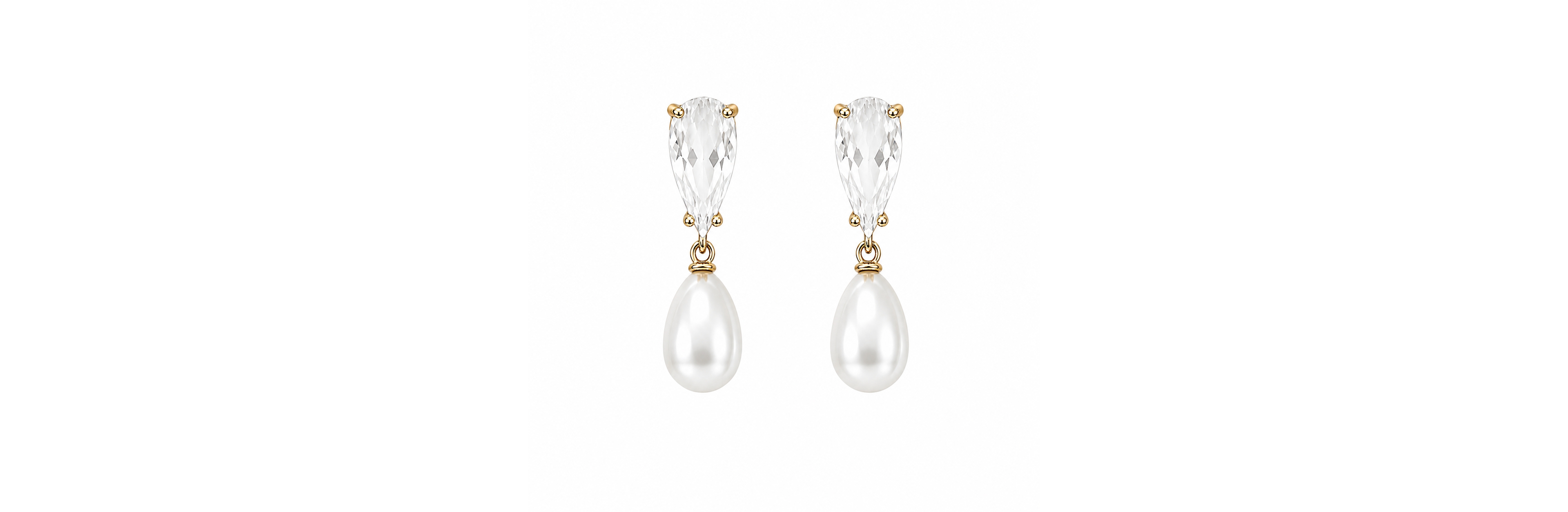 A.b. Ellie Dewdrop Pearl Earrings