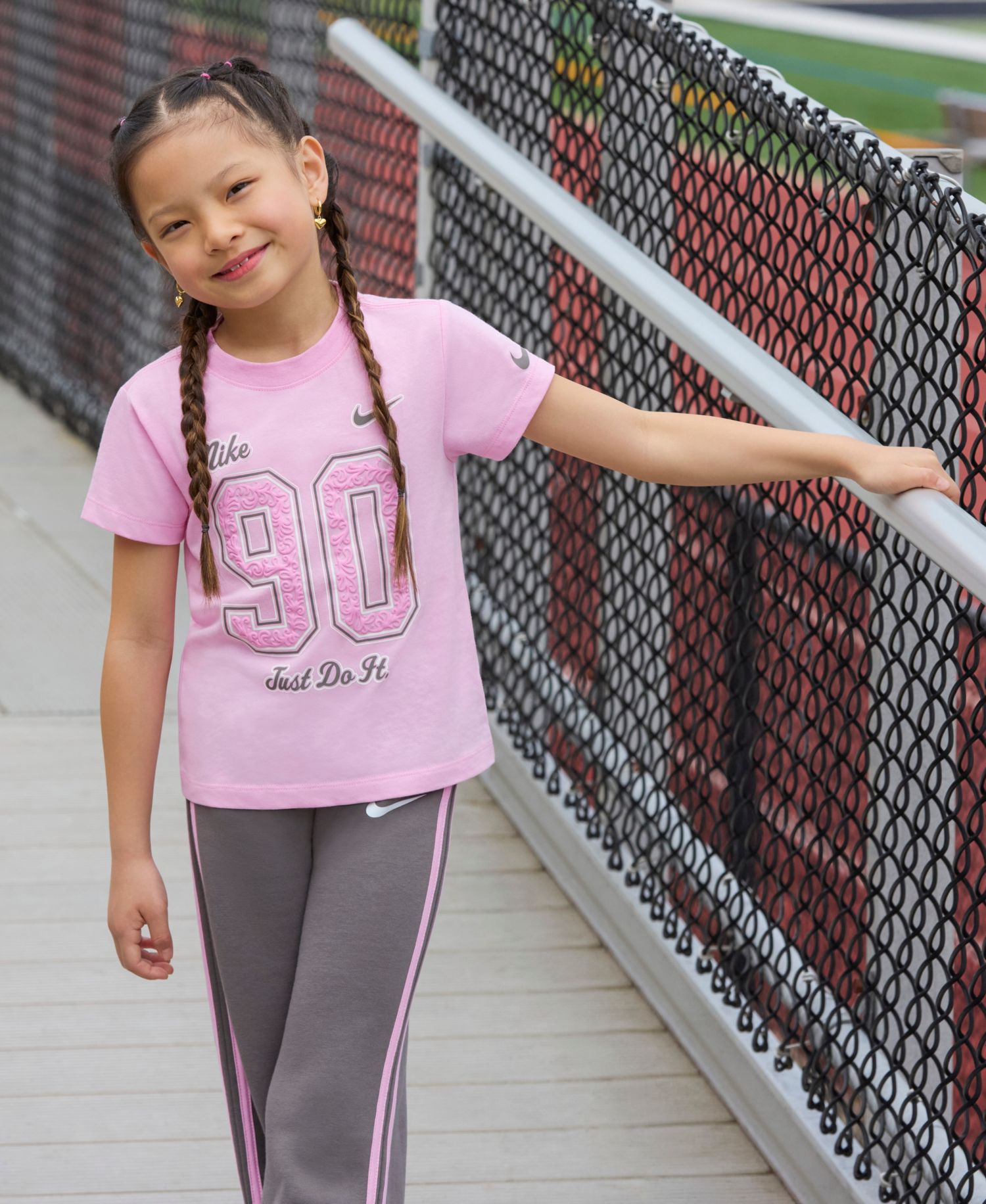 Girls' 4-6X Bow-Detail Wide-Leg Pants