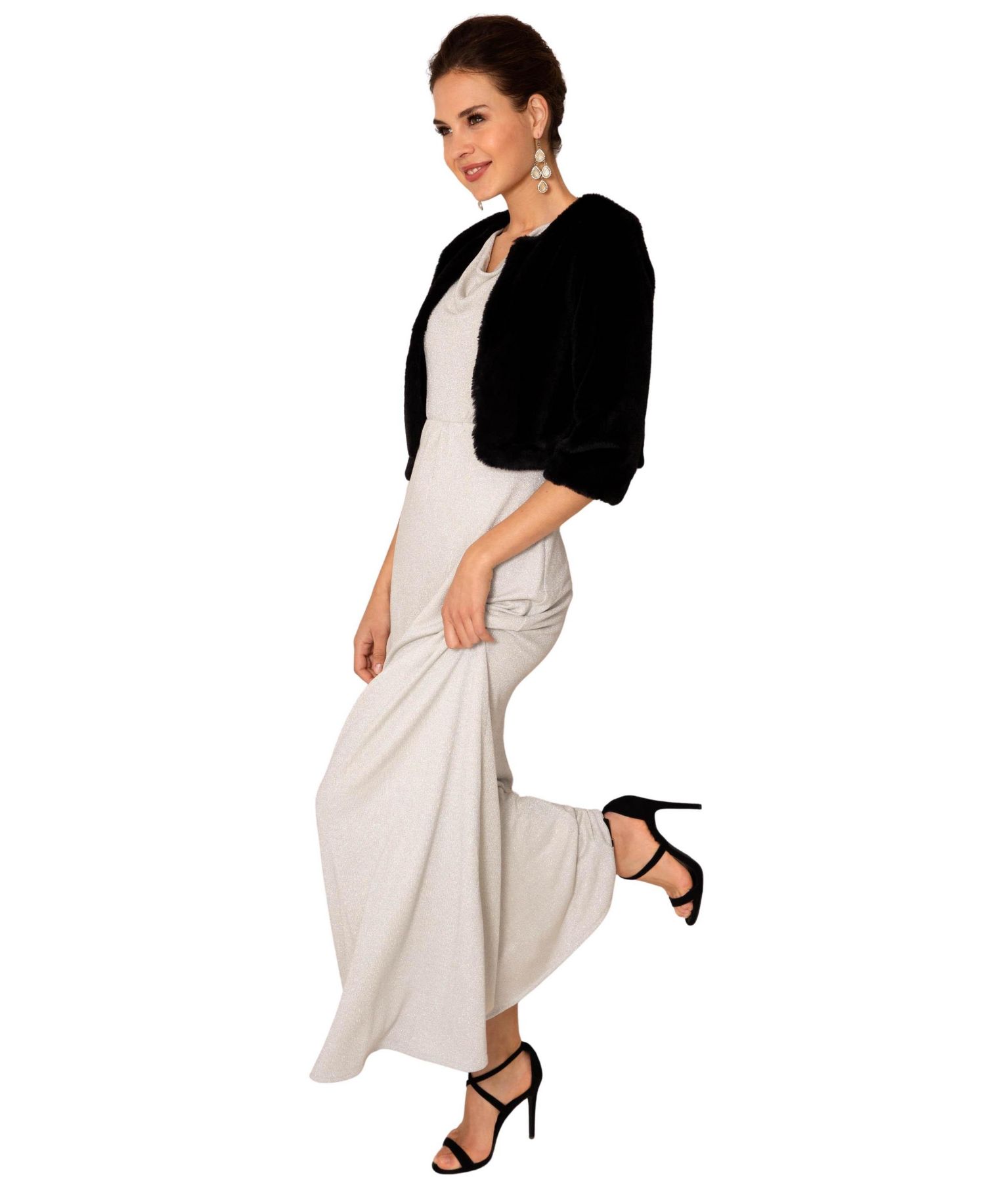 Women's Cruise Cowl Neck Maxi Dress