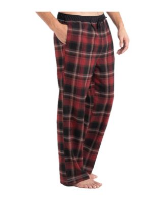 Men's Buck Camp Flannel Plaid Drawstring Pajama Pants