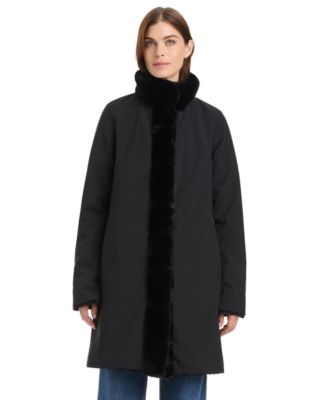 Women's Reversible Faux Fur Coat