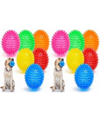 Durable Squeaky Spike Dog Chew Toy For All Dogs