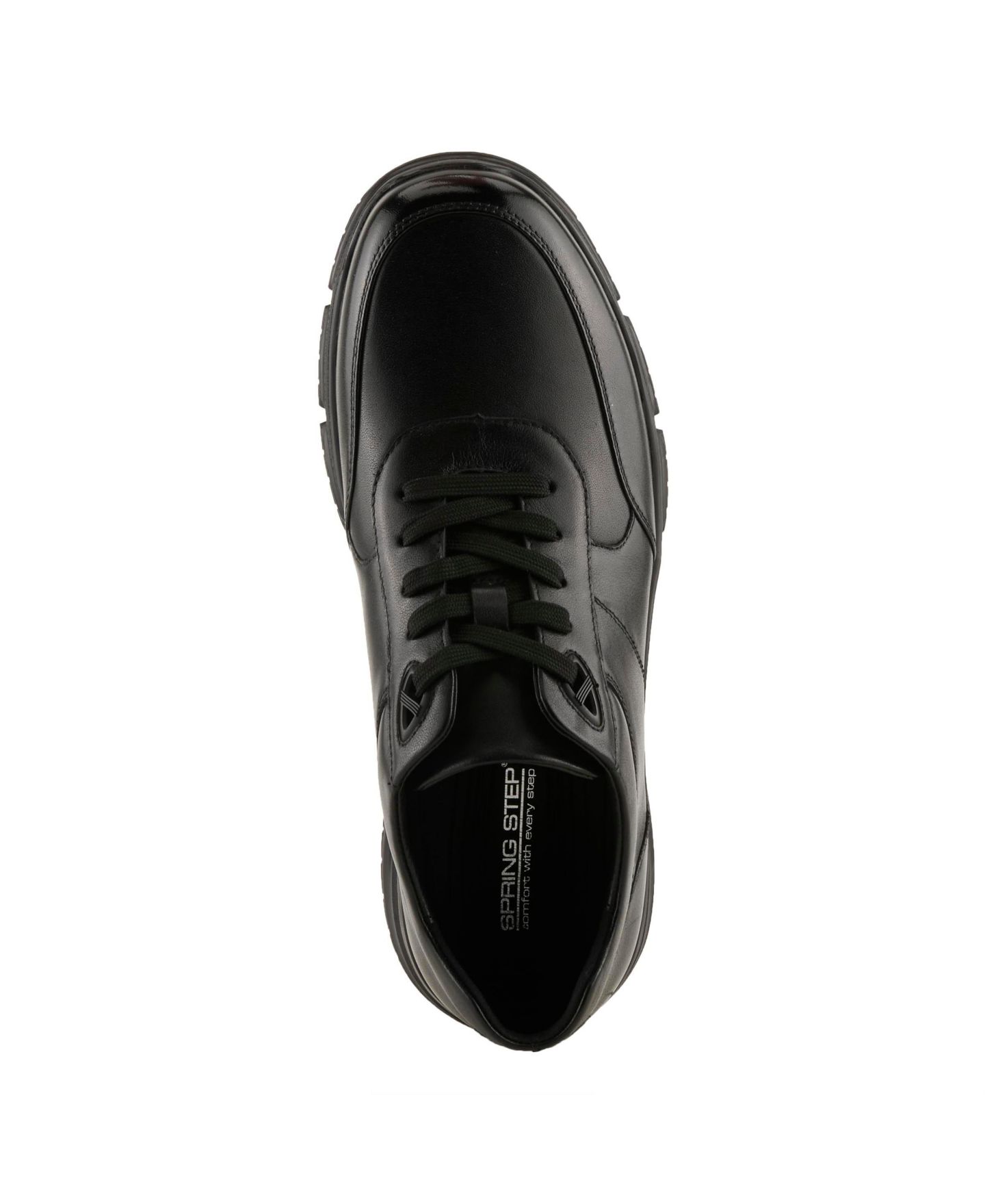 Мужские кроссовки Spring Step Rodney Fashion Sneaker with Memory Foam Insole, цвет: Чёрный — фото 3