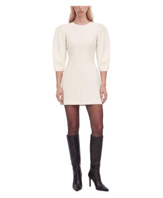 Women's Balloon Sleeve Seam Detail Mini Dress
