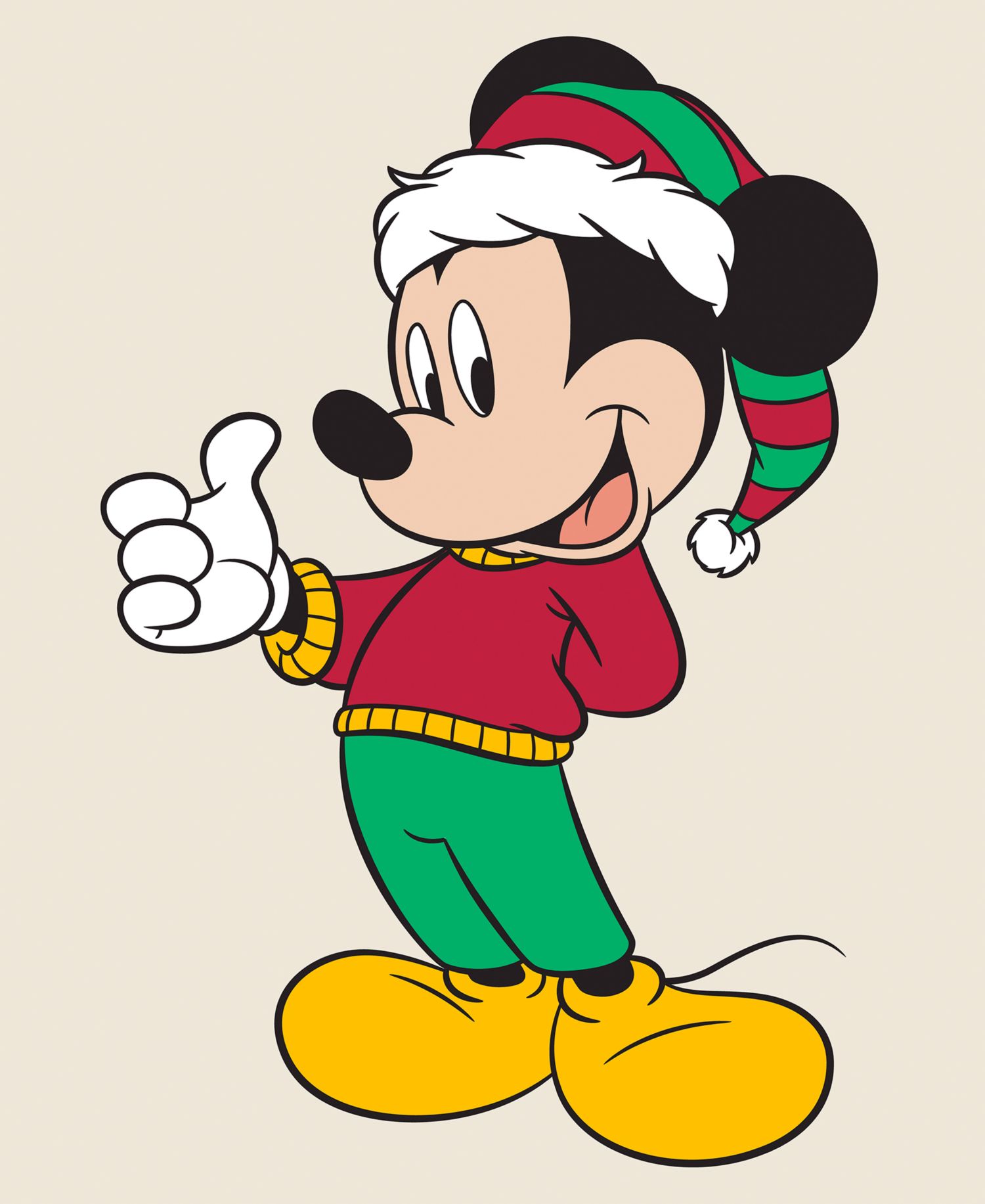 Men's Christmas Mickey Classic-Fit T-Shirt