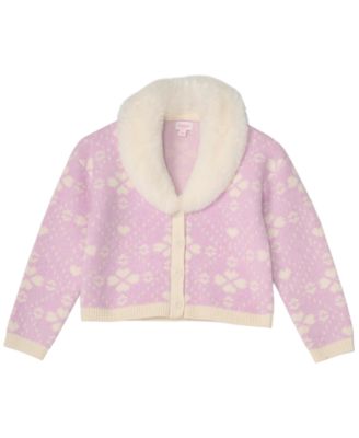 Girls' 7-16 Front Buttoned Cardigan