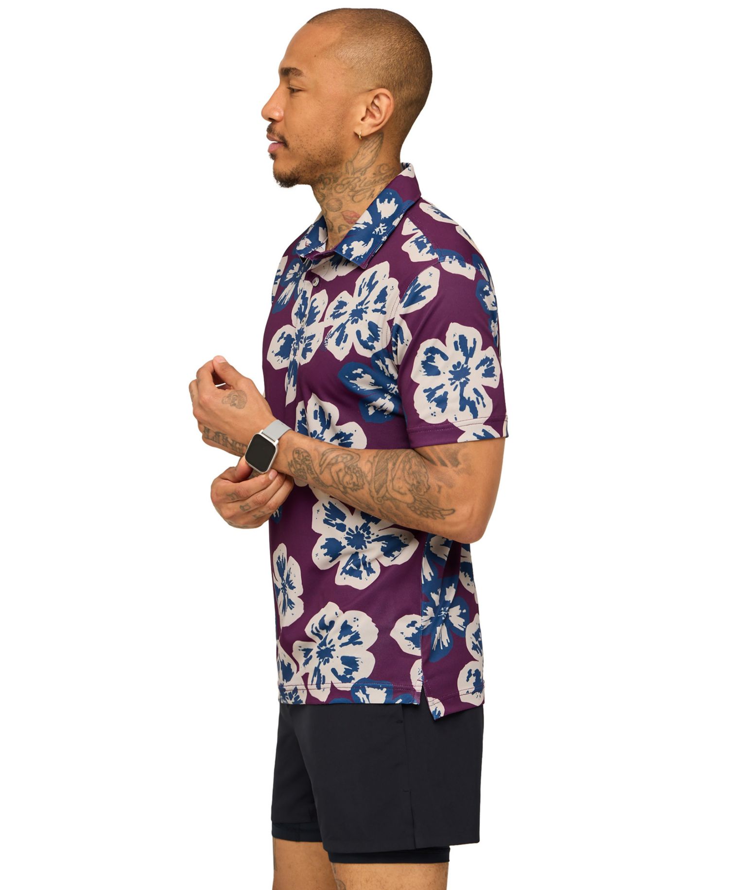 Men's The Berry Botanica Floral-Print Regular-Fit Polo Shirt