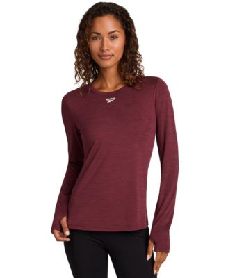Women's Marled Performance Long-Sleeve Training Top