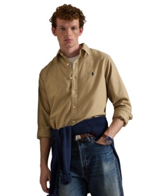 Men's Custom Fit Garment-Dyed Oxford Shirt