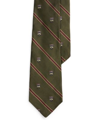 Men's Club Striped Silk Repp Tie