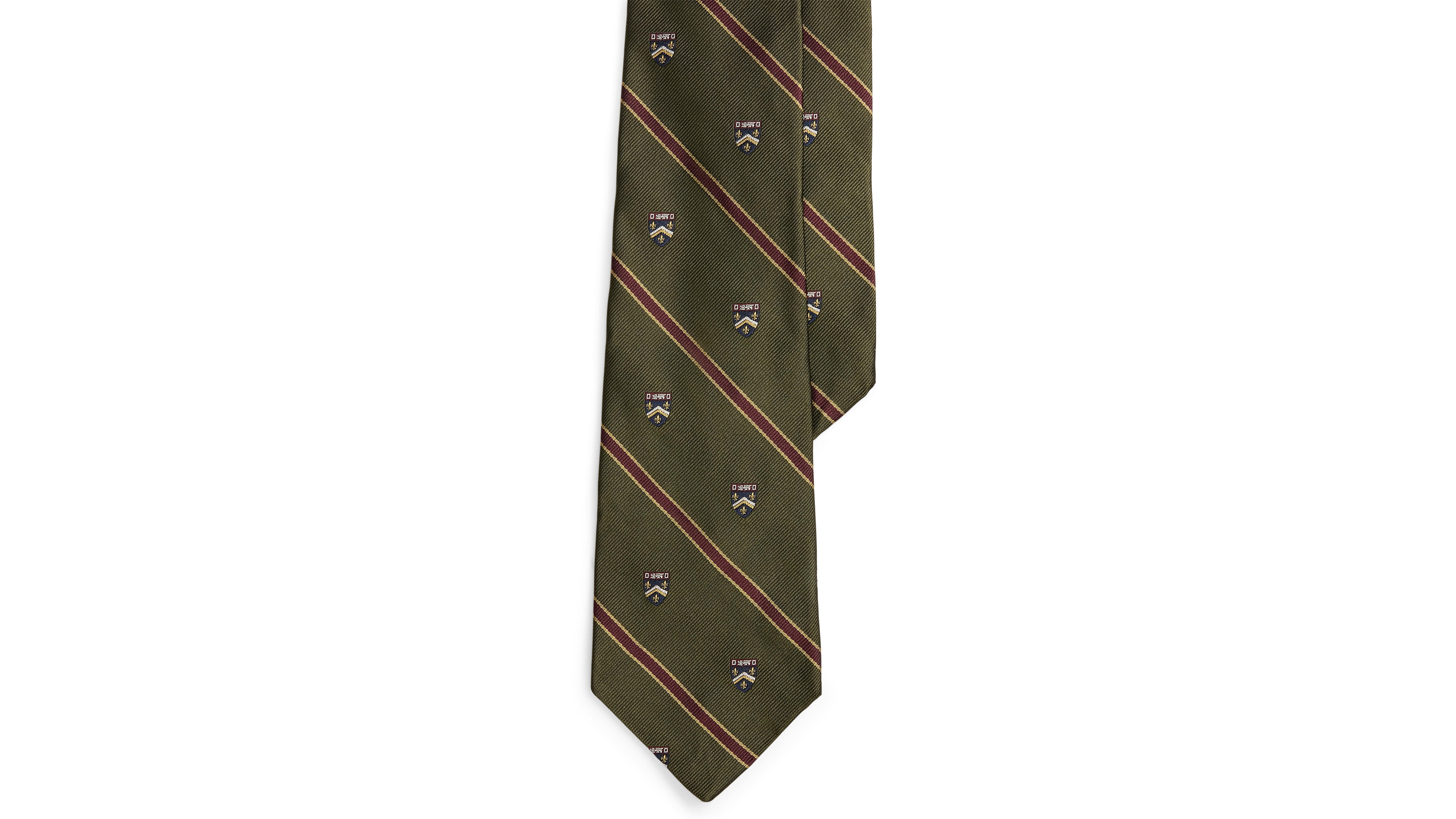 Polo Ralph Lauren Men's Club Striped Silk Repp Tie