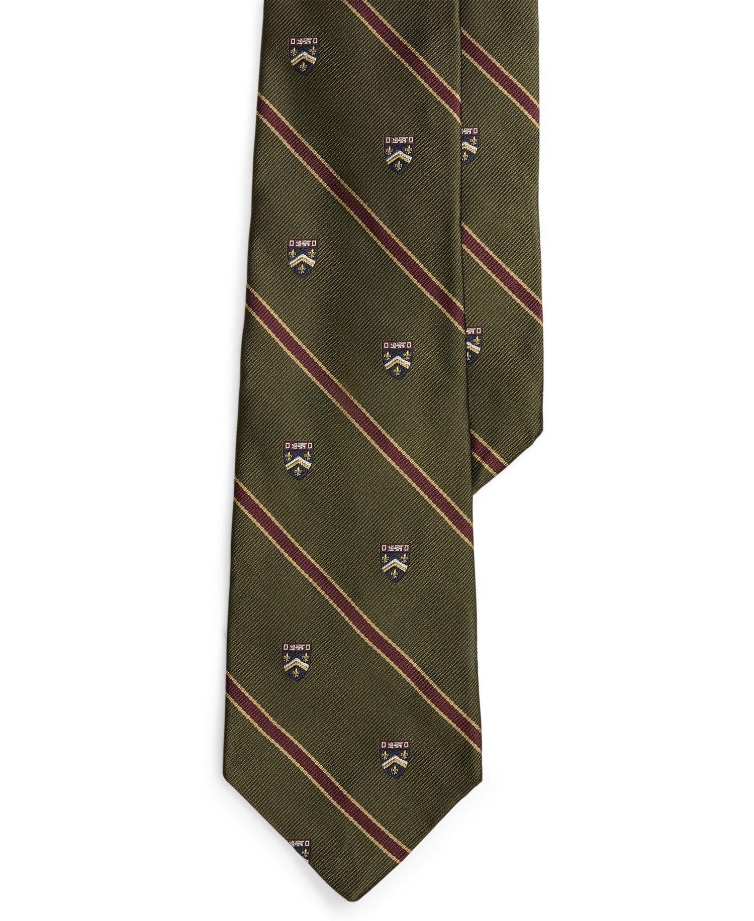 Men's Club Striped Silk Repp Tie