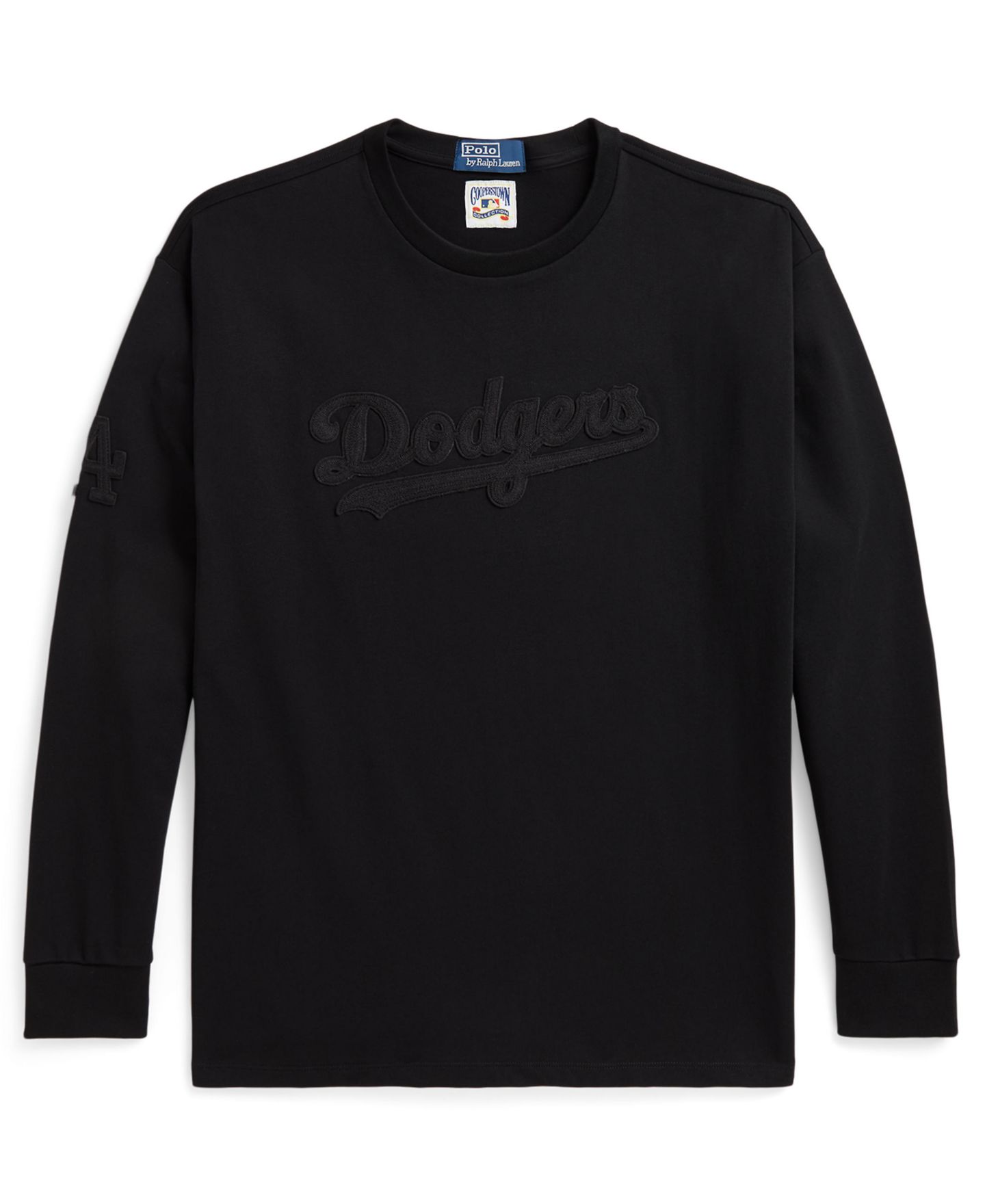 Мужская футболка Polo Ralph Lauren Los Angeles Dodgers™ Long-Sleeve, цвет: Чёрный — фото 5