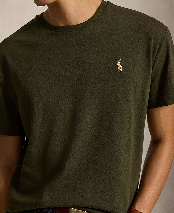 Men's Embroidered Pony Classic-Fit T-Shirt - thumbnail 9