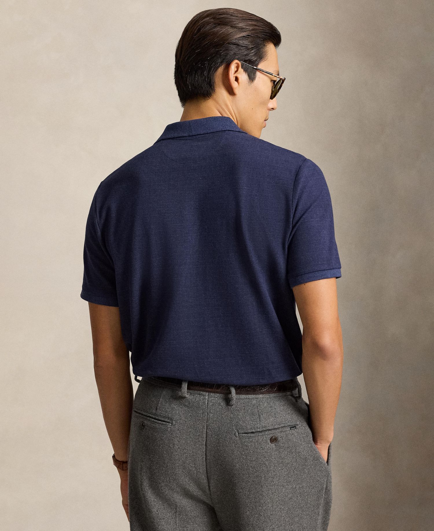Men's Classic-Fit Stretch Mesh Polo Shirt