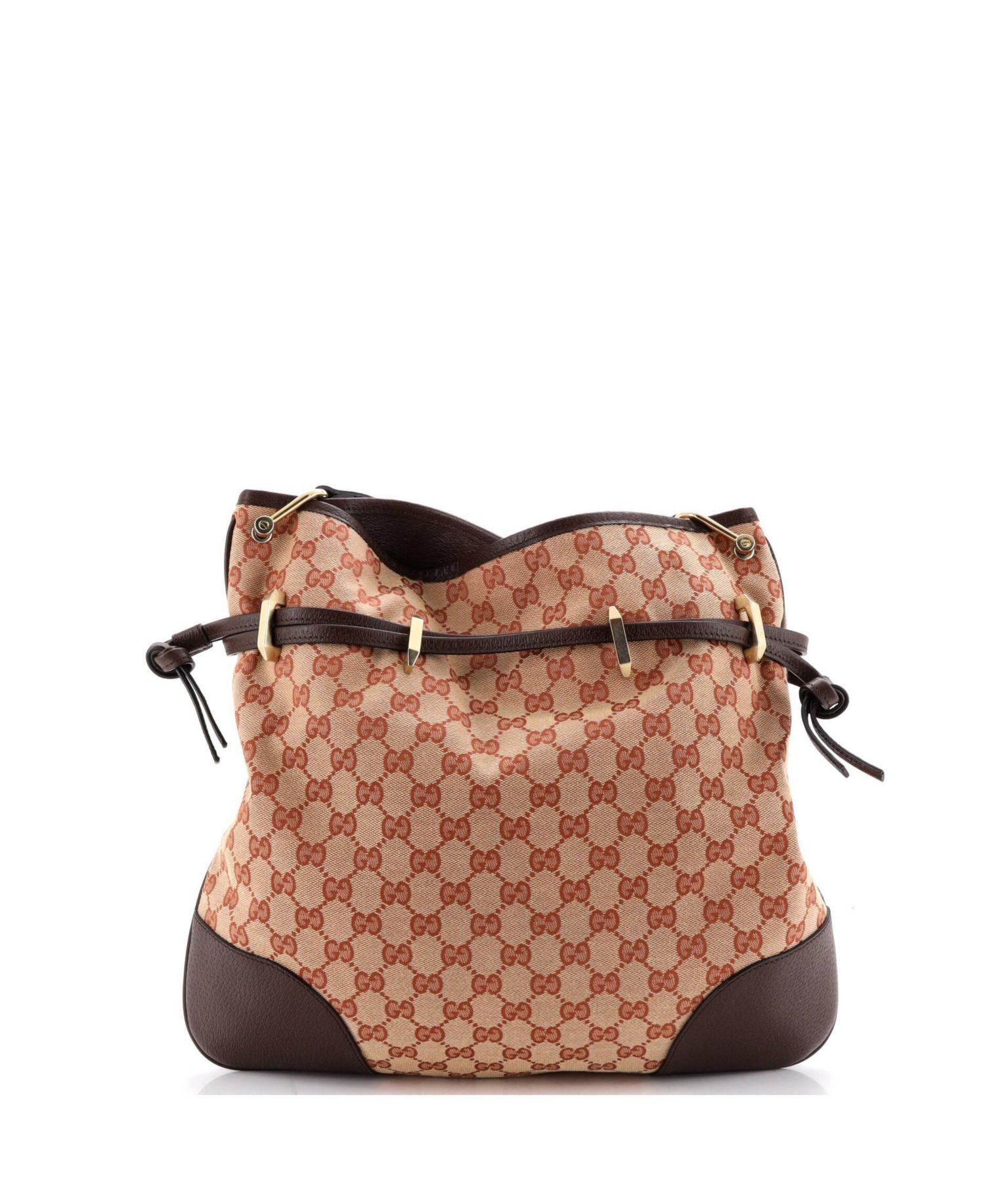Large Horsebit 1955 Messenger Bag GG Canvas