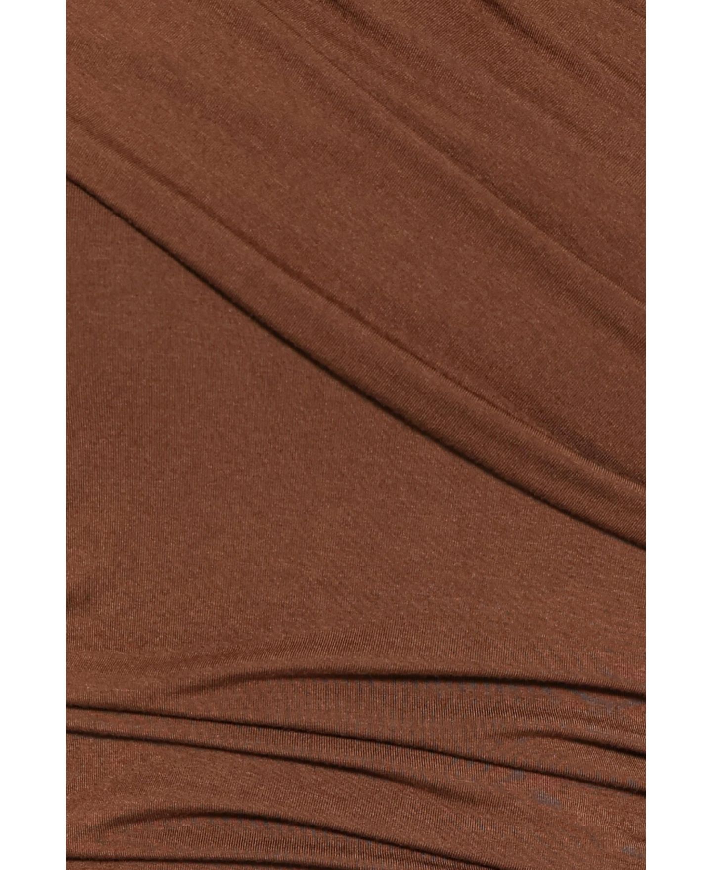 Женское платье Petal and Pup Sharmay Asymmetrical Off-Shoulder Ruched Wedding Guest Maxi, цвет: Коричневый — фото 6
