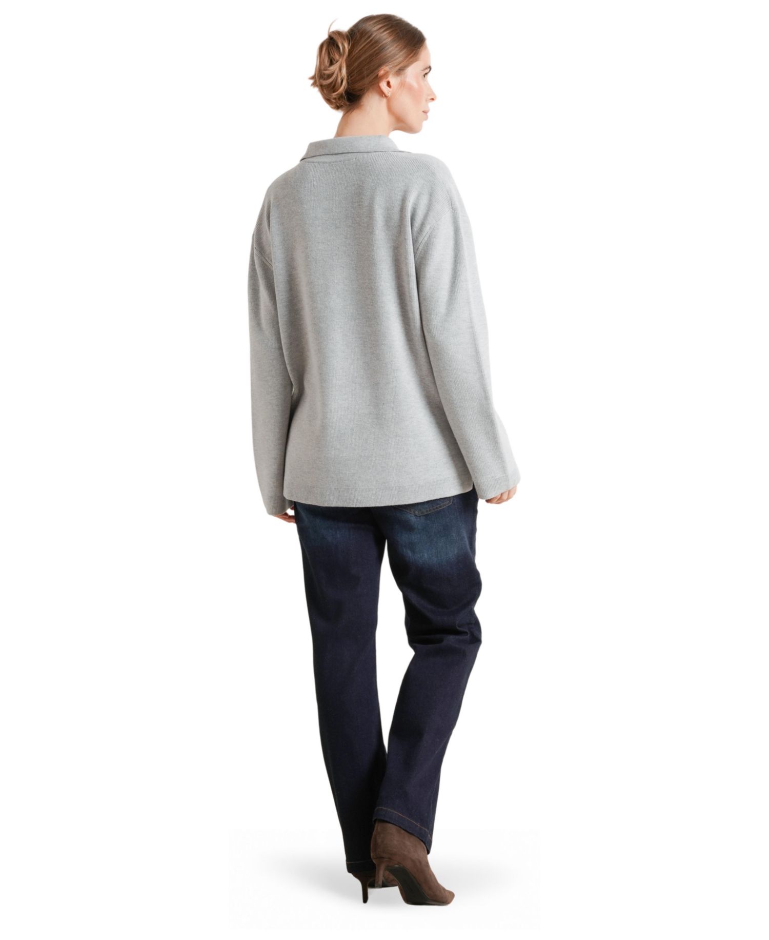 Women's Blaire Maternity Half-Zip Sweater