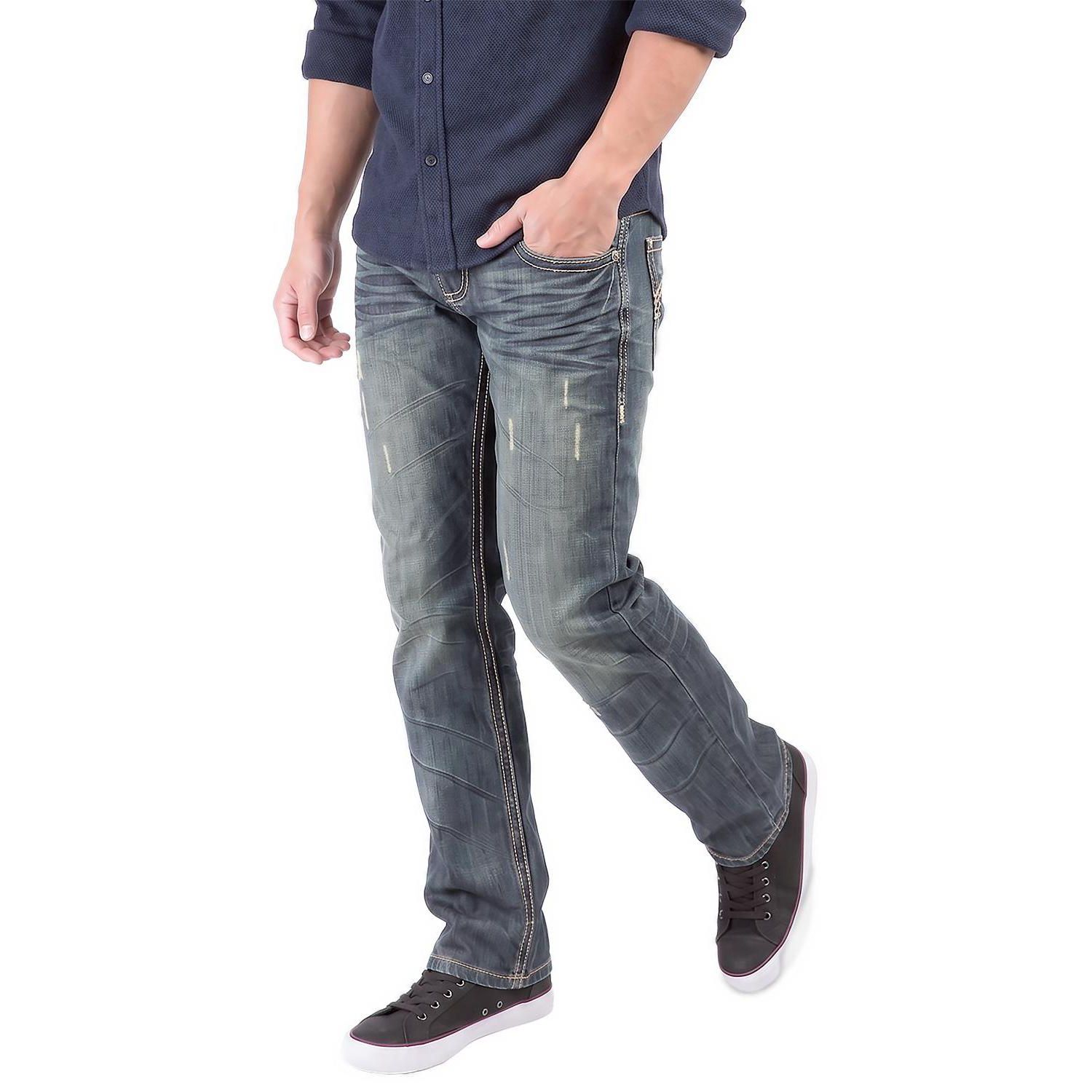 Men's Justin Relaxed-Straight Handcrafted-Vintage Jeans