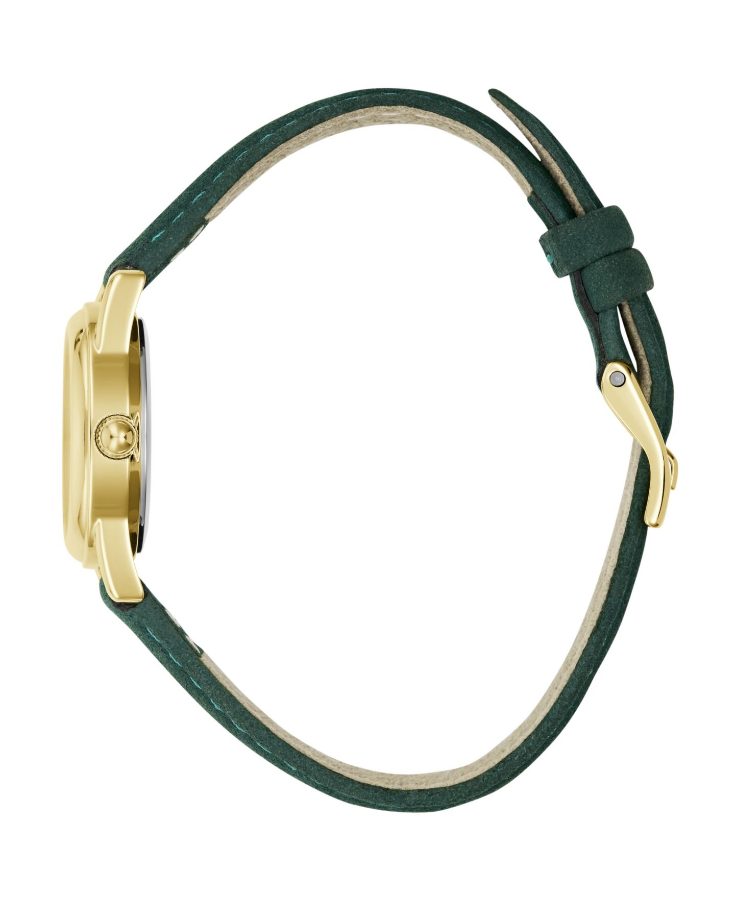 Женские часы GUESS Quartz Green Leather 24mm — фото 2