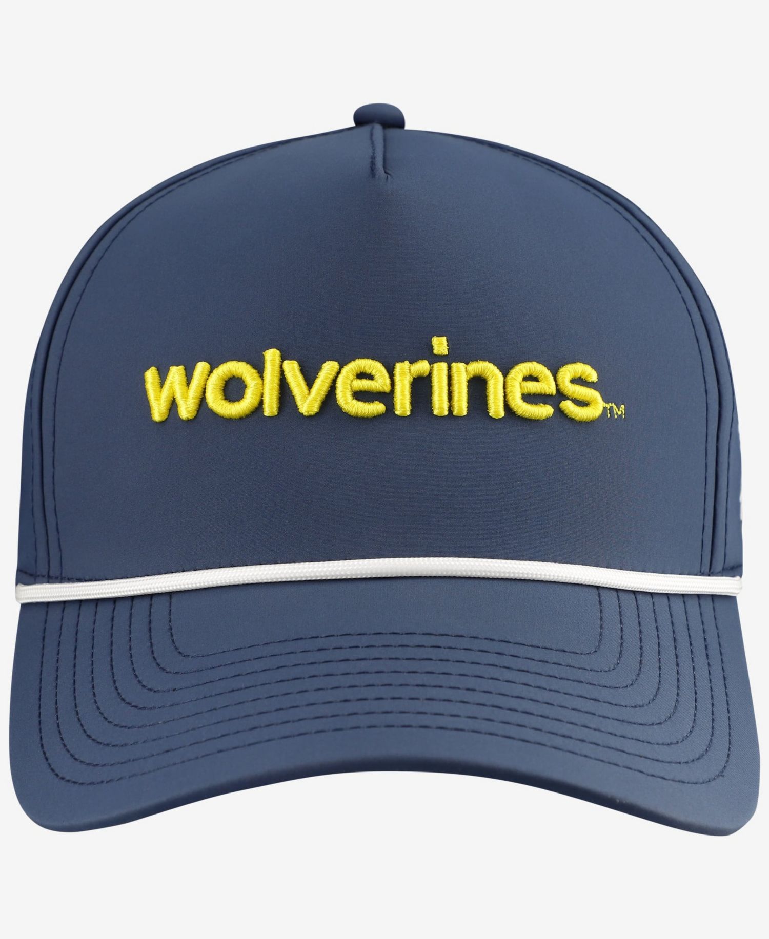 Men's Navy Michigan Wolverines Statement Adjustable Rope Hat