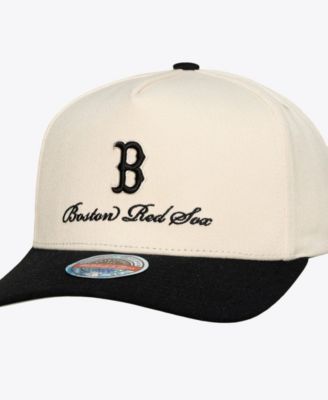 Men's Cream/Black Boston Red Sox Flawless Stretch Snapback Hat